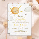 Search for sun baby shower invitations Script typography