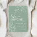 Search for green baby shower invitations Neutral