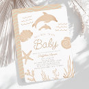 Search for dolphin baby shower invitations Ocean
