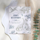 Search for dinosaur birthday invitations T rex