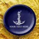 Search for anchor paper plates Navy