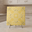 Search for yellow damask pattern Antique
