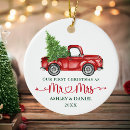 Search for hearts christmas tree decorations Newlywed