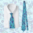 Search for unique monograms ties Blue