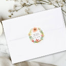 Search for watercolor wreath wedding stickers Floral