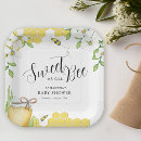 Search for bee paper plates Sweet as can bee