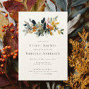 Search for warm colours invitations Botanical