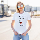 Search for red lips tshirts Modern