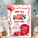 Search for fast cars invitations Baby boy