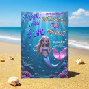 Search for dive into five mermaid invitations Ocean
