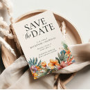 Search for colorful save the dates Botanical