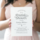 Search for silver bridal shower invitations For her