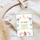 Search for dragons and unicorns invitations Princess