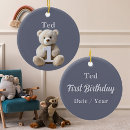 Search for baby 1st birthday christmas tree decorations Teddy bear