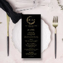 Search for black and gold menus Simple