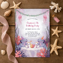 Search for axolotl birthday invitations Whimsical underwater party