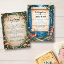 Search for woodland fairy wedding invitations Happily ever after