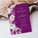 Search for purple watercolor wedding invitations Pink