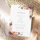Search for fall weddings wedding invitations Watercolor flowers