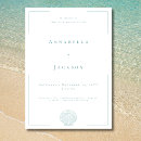 Search for shell wedding invitations Typography