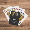 Search for 70th birthday playing cards Black