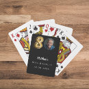 Search for 80th birthday playing cards Gold
