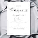 Search for white typography wedding invitations Classic