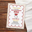 Search for retirement barbeque invitations Modern