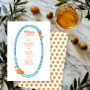 Search for cute menus Bridal shower