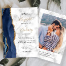 Search for navy blue and grey wedding invitations Script