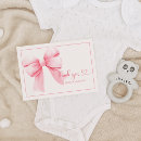 Search for new baby girl cards Pink bow