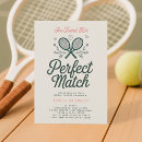 Search for tennis match invitations Match made in heaven