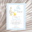 Search for mother goose invitations Gingham
