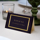 Search for gold place cards Typography