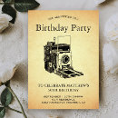Search for retro camera invitations Old
