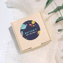 Search for outer space thank you stickers Rocket