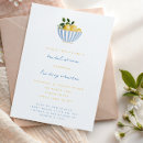 Search for blue and yellow bridal shower invitations Summer