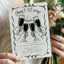 Search for black 60 invitations Retro