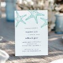 Search for aqua starfish invitations Elegant