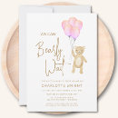 Search for can bearly wait baby shower invitations Cute