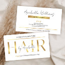 Search for glam business cards Hairstylist