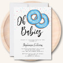 Search for twin baby boy shower invitations Watercolor