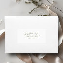 Search for plain white return address labels Typography