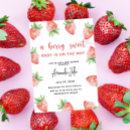 Search for strawberry shower invitations Red