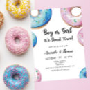 Search for donut gender reveal invitations Baby shower