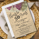 Search for weekend birthday invitations Rustic