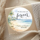 Search for heart tree wedding stickers Palm trees