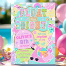 Search for 8th pool birthday invitations Summer pool party