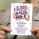 Search for backyard cookout invitations Red white and blue