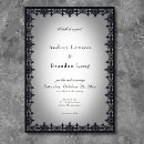 Search for victorian gothic wedding invitations Dark romance